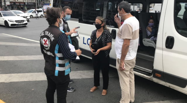 Okulların ilk gününde okul servisleri tek tek denetlendi