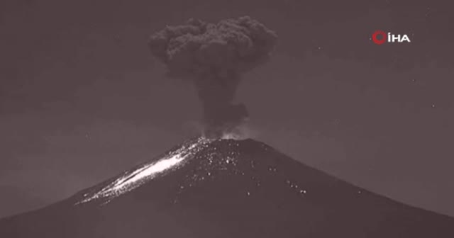 Popocatepetl Yanardağı faaliyete geçti