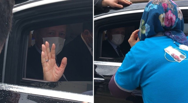 Cumhurbaşkanı Erdoğan'dan vatandaşlarla keyifli sohbet