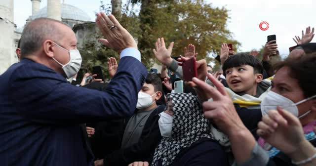 Cumhurbaşkanı Erdoğan Eyüpsultan'da