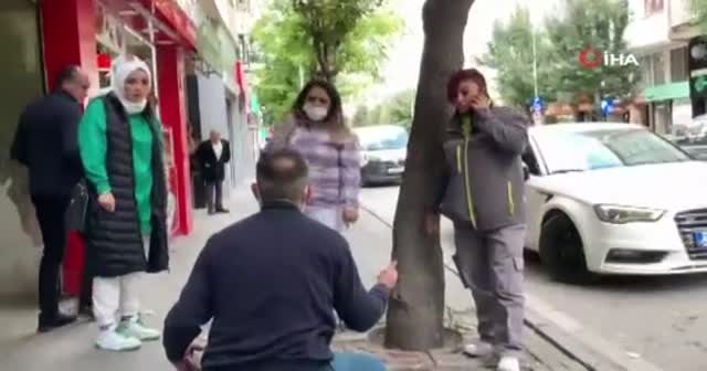 Sokak ortasında kadına şiddet: Tepki gösteren kadınlara da saldırdı