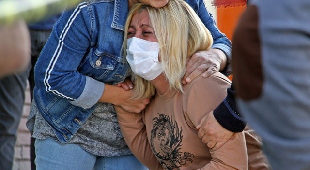 Soyguncu tarafından öldürülmüştü! Eşi ve çocuğunun feryatları yürek sızlattı