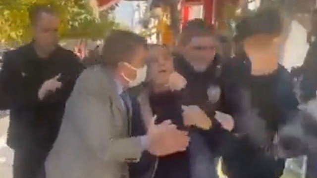 İYİ Partili Lütfü Türkkan, şehit yakınına küfür etti