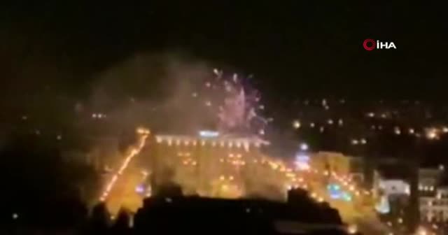 Putin açıkladı, Donbass ayaklandı: Havai fişekli kutlama