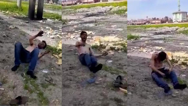 Isınmak için girdiği yerde akıma kapıldı: Ölüyorum, yanıyorum