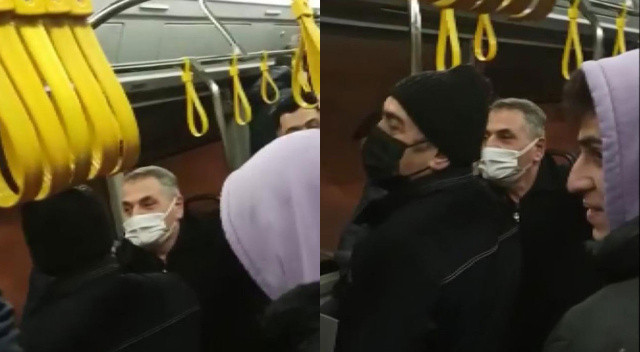 Ümraniye’de yolda kalan İETT otobüsü böyle hareket ettirildi