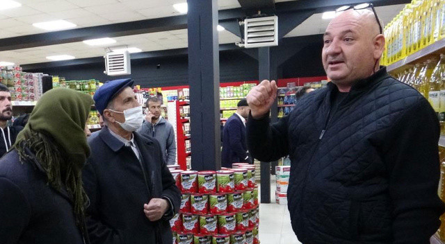 Vanlı market sahibinden yağa hücum eden vatandaşlara tokat gibi cevap