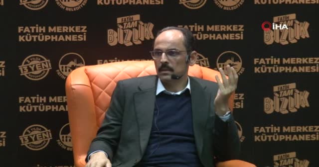 Cumhurbaşkanı Sözcüsü İbrahim Kalın gençlerle bir araya geldi