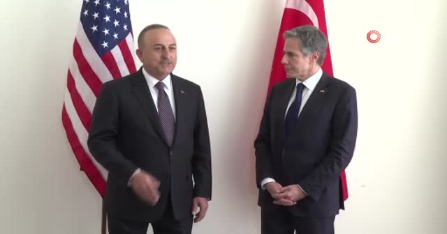 Çavuşoğlu’nun ABD ziyaretinde dikkat çeken kare... Gözler Blinken’e döndü