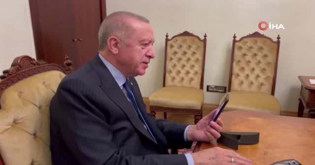 Cumhurbaşkanı Erdoğan’dan milli sporcularına tebrik telefonu