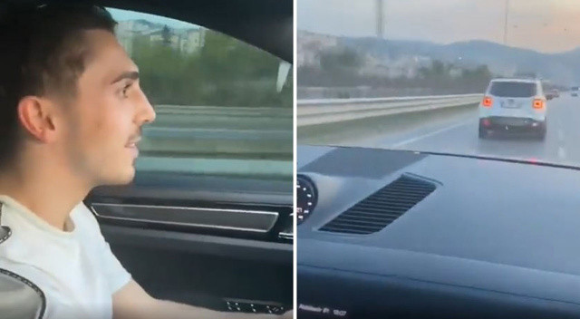 Abdülkadir Ömür, trafik magandası oldu! Milli futbolcudan skandal video