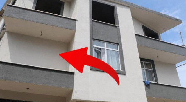 Bu evi gören dönüp bir kez daha bakıyor! Balkonu var ama balkona çıkış kapısı yok