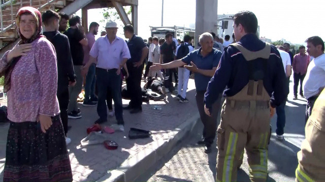 Büyükçekmece’deki feci kaza kamerada