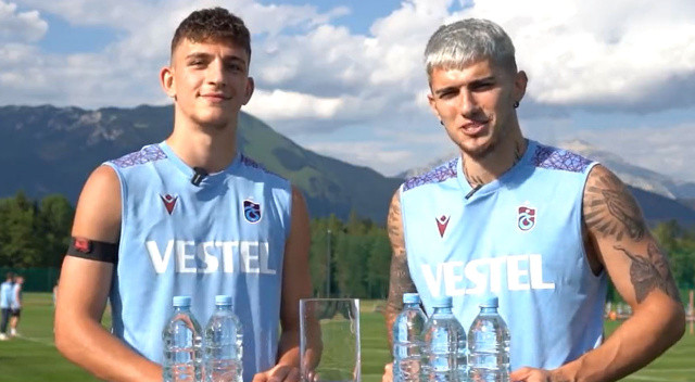 Ahmetcan Kaplan ile Berat Özdemir'den Water Drop Challenge kapışması