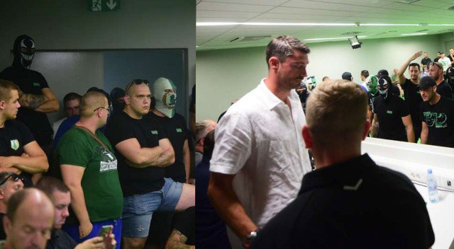 Albert Riera'ya holigan şoku! Olimpija Ljubljana taraftarları imza törenini bastı