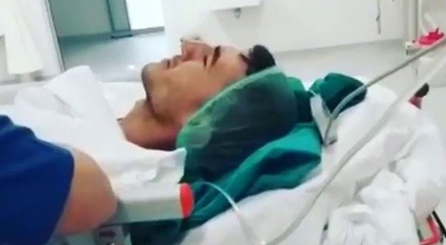Ameliyattan çıkan genç ezan okumaya başladı