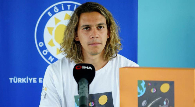 Astronot olmak istiyordu futbolcu oldu! Taylan Antalyalı'dan TEGV ile ortak proje
