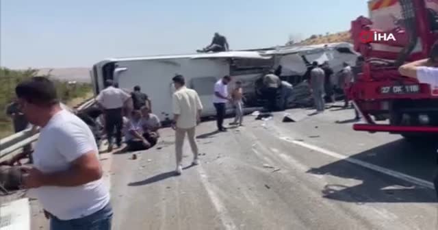 Gaziantep'teki feci kazadan dakikalar öncesinde çekilmiş görüntüler