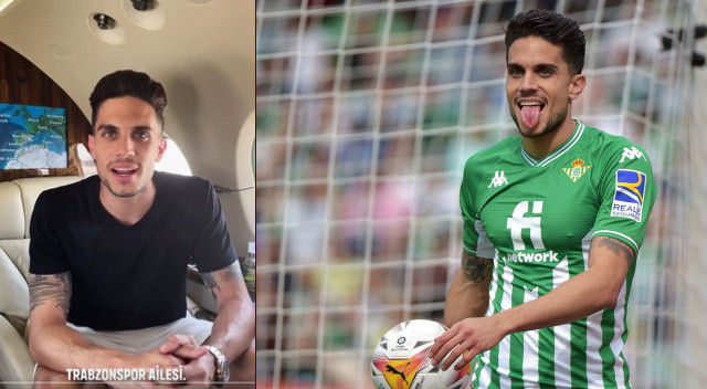Marc Bartra Trabzonsporlu oldu! İspanyol stoper özel uçakla Trabzon'a geldi
