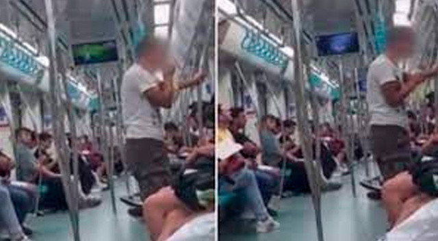 Marmaray’da madde kullanan genç yolcuları tedirginlik yarattı
