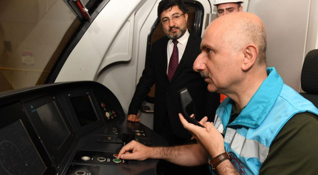 İstanbullulara müjdeyi test sürüşünü yapan Bakan Karaismailoğlu verdi: Ekim ayında açılıyor