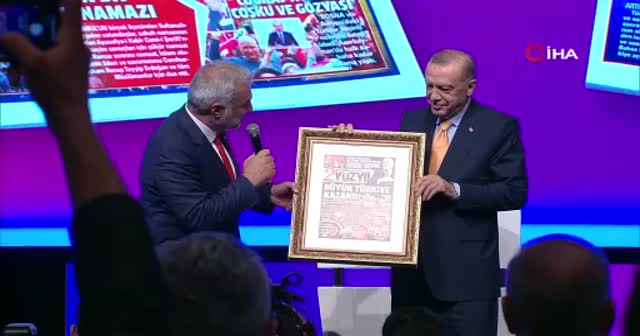 Kabaktepe’den Cumhurbaşkanı Erdoğan'a anlamlı hediye
