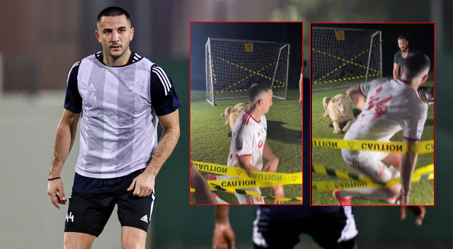 Manolas'a fotoğraf çekiminde aslan saldırdı! Yeni transferi geldiğine pişman eden set