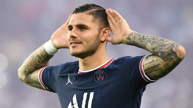 Mauro Icardi, taraftarlarla buluşmadan önce prova yaptı