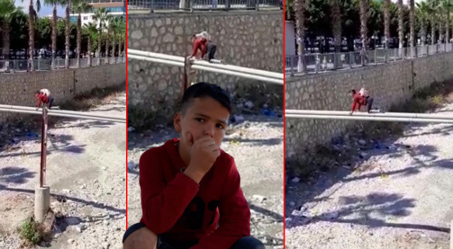 Günün kahramanı Mersin'den Suriyeli Ahmet: Canı pahasına kediyi kurtardı