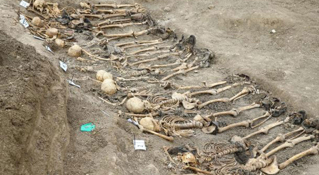 Karabağ'da Ermenilerin katlettiği Azerbaycanlılara ait toplu mezar bulundu