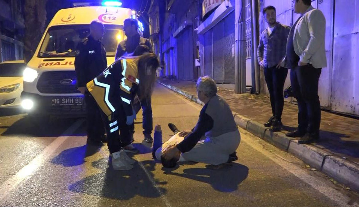 Vicdansız evlat babasını darp edip yolun ortasında bırakarak kaçtı