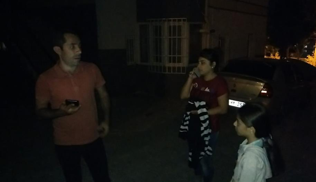 Osmaniye’deki deprem güvenlik kamerasında