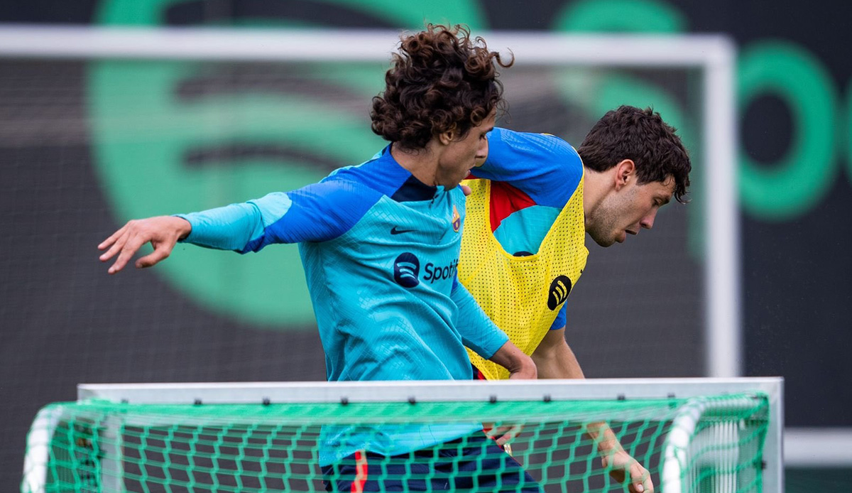 Emre Demir, Barcelona A Takımı ile idmana çıktı