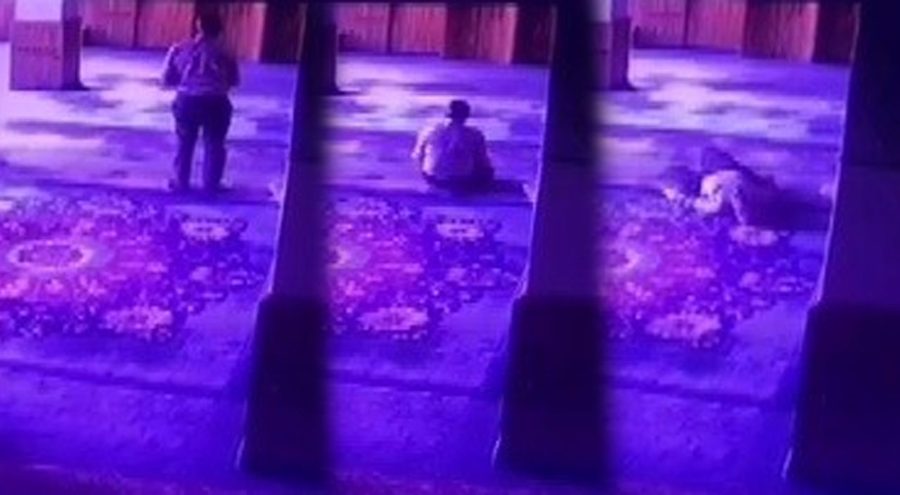 Namaz kılarken kalp krizi geçirip öldü: Yaşananlar kameraya anbean yansıdı