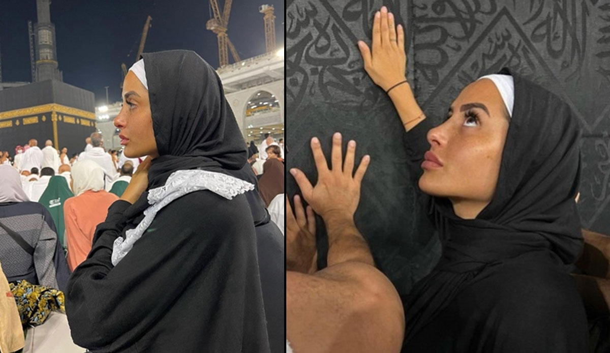 Ünlü Fransız model müslüman oldu: İlk işi Kabe'yi ziyaret etmek oldu