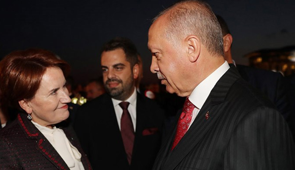 'Bunlarla aynı çizgiye düşmesi düşündürücü' diyen Erdoğan'dan Akşener'e çağrı: Altılı masayı terk et