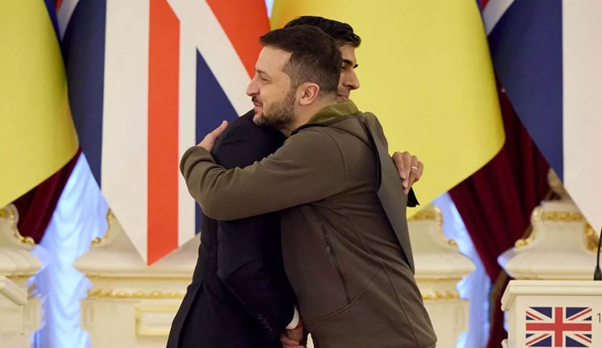 İngiltere'nin yeni Başbakanı Sunak'tan Zelenskiy'e tam destek! 'Sonuna kadar yanınızdayız'