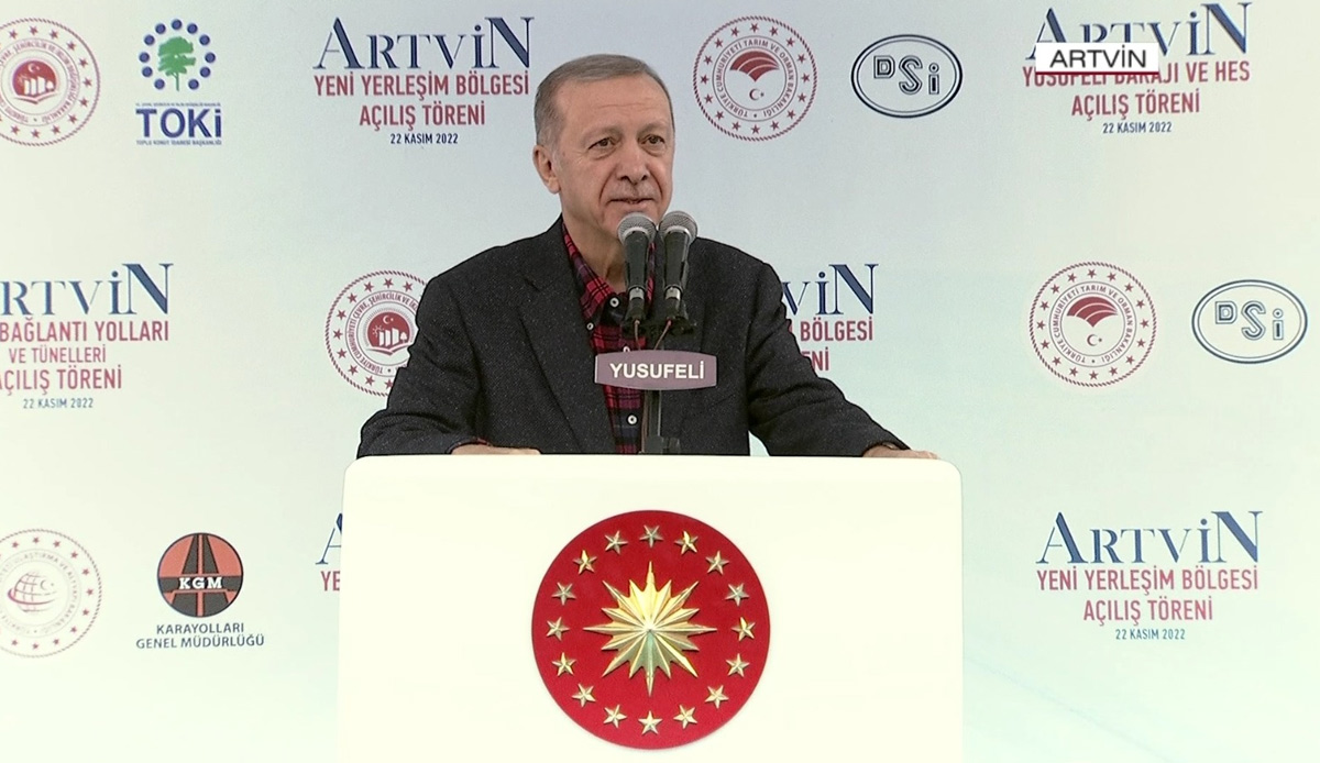 Hava harekatını kara harekatı izleyecek! Erdoğan'dan Yusufeli Barajı açılışında net mesaj
