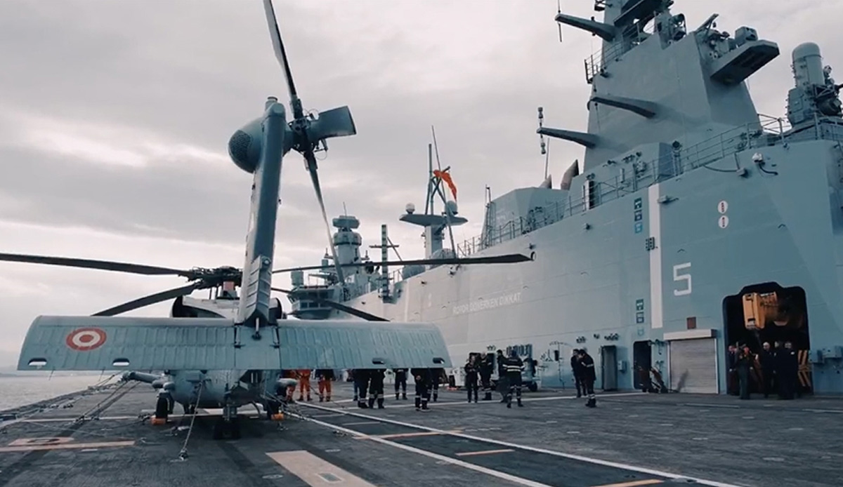 MSB’den heyecanlandıran paylaşım: LHD ANADOLU Gemisi'nde kıtalar arası görev öncesi son hazırlıklar