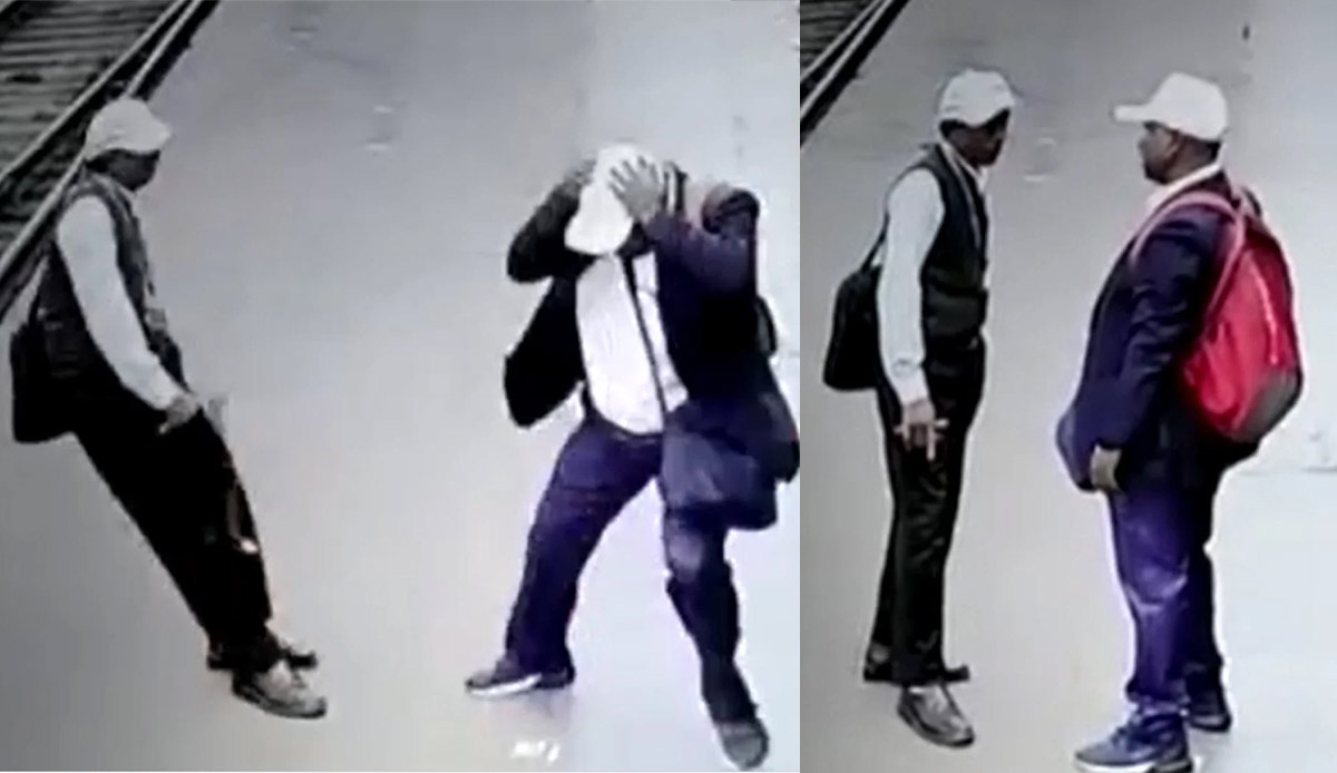 Tren istasyonunda elektrik çarpan görevli bayılarak raylara düştü