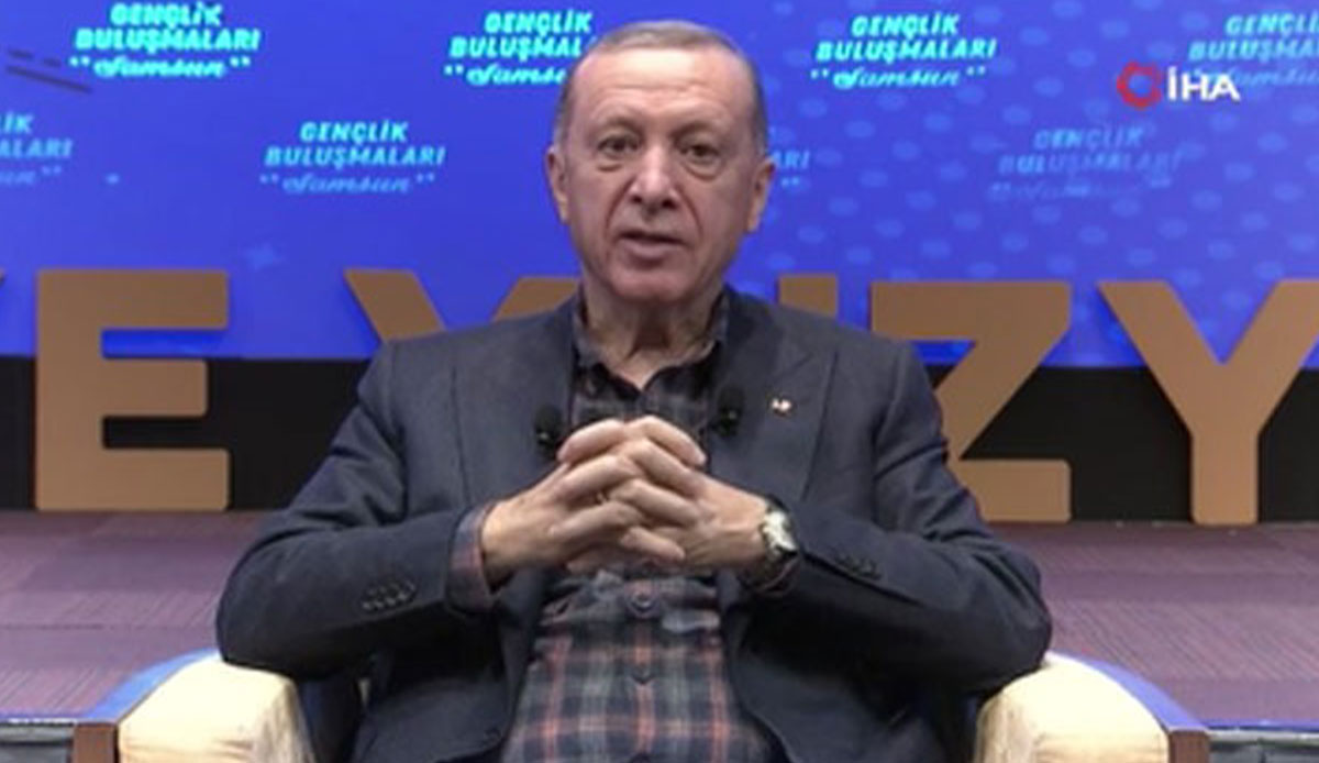 Cumhurbaşkanı Erdoğan Samsun'da gençlerle buluştu