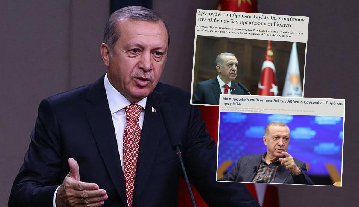 Cumhurbaşkanı Erdoğan'ın Tayfun göndermesi Yunanistan'ı titretti: Sakinleşmezsek Atina'yı vuracak