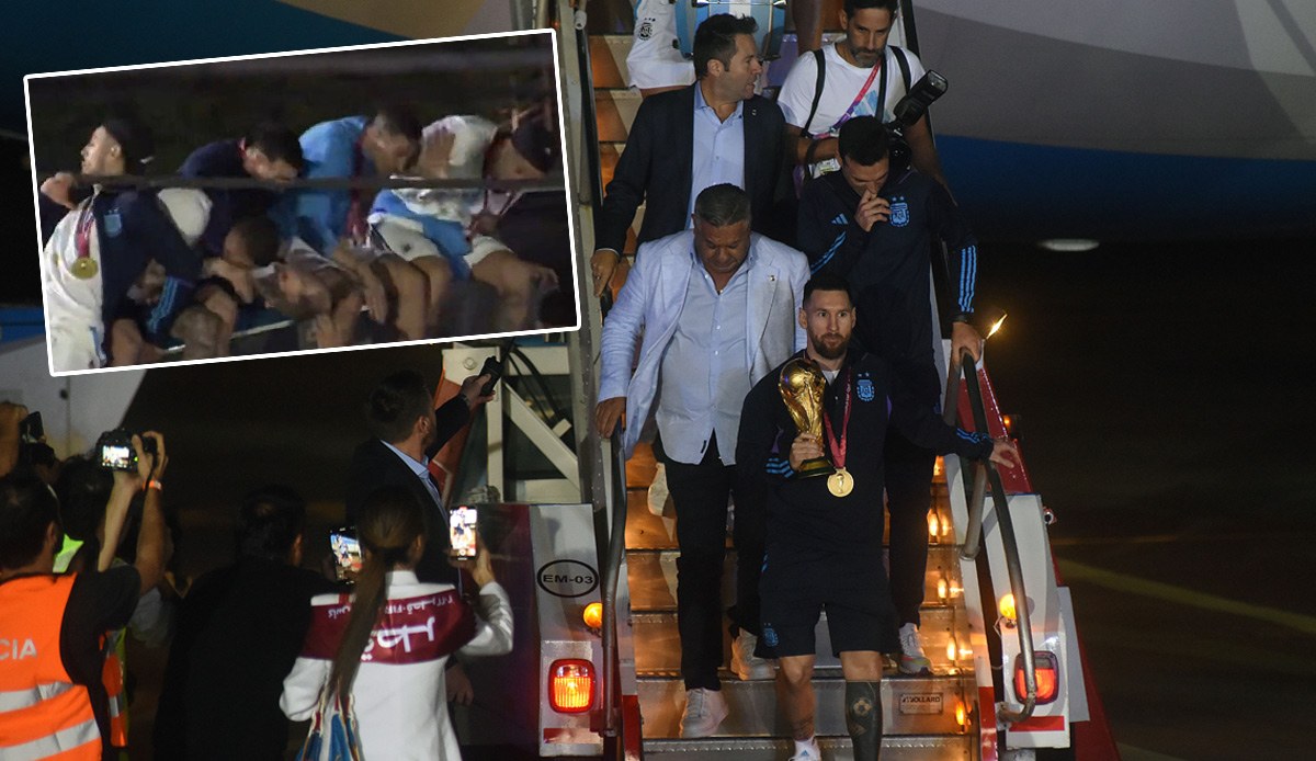 Kupayla ülkesine dönen Arjantin Milli Takımı facianın eşiğinden döndü: Messi ve arkadaşları az kalsın elektrik akımına kapılıyordu