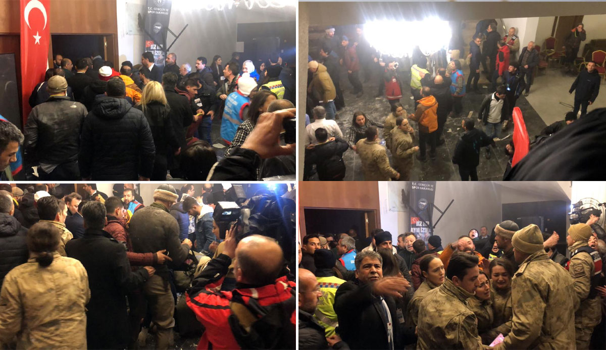 Sarıkamış şehitlerini anma etkinliği platform çöktü: Yaralılar var