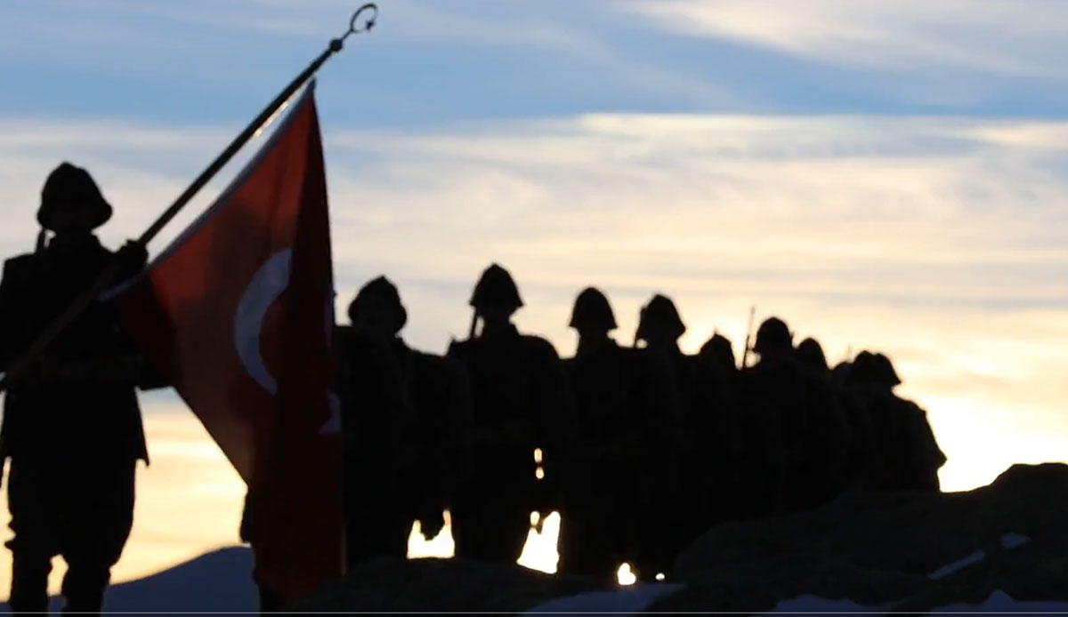 Milli Savunma Bakanlığı'nın Sarıkamış Harekatı paylaşımına beğeni yağmuru