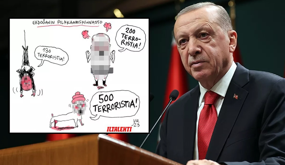 İsveç'in ardından Finlandiya Cumhurbaşkanı Erdoğan'ı alçakça hedef aldı
