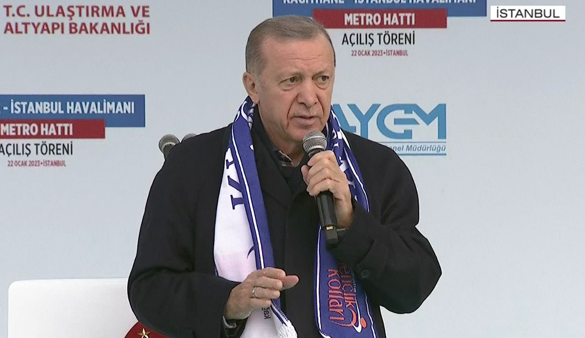 İstanbul Havalimanı Metrosu açıldı, müjdeyi Erdoğan verdi: İlk ay ücretsiz olacak