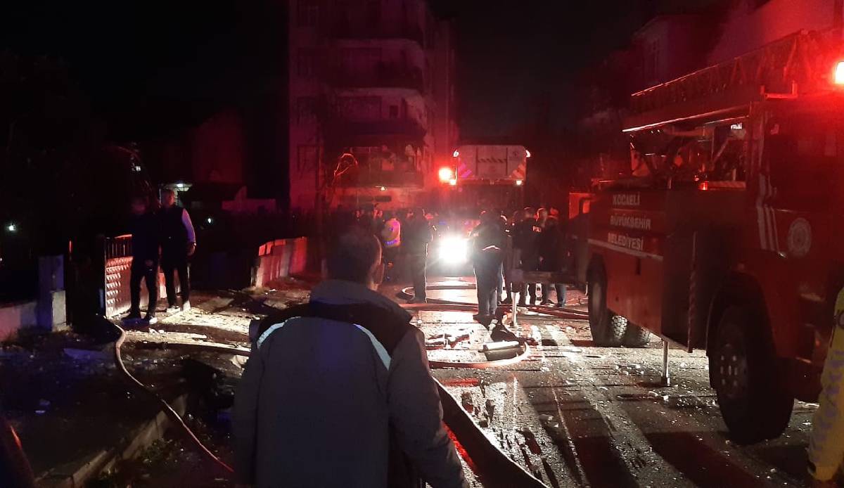 Kocaeli’de doğal gaz patlaması! 2'si ağır 5 yaralı