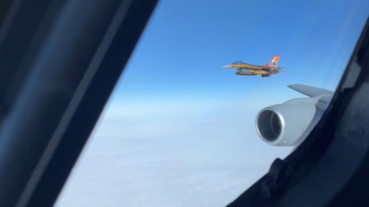 MSB NATO faaliyetinde görev yapan uçakların görüntülerini paylaştı