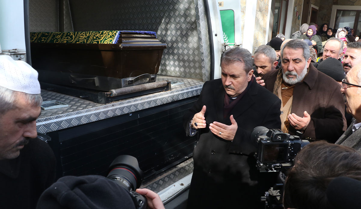 BBP lderi Mustafa Destici'nin babası Ali İhsan Destici son yolculuğuna uğurlandı